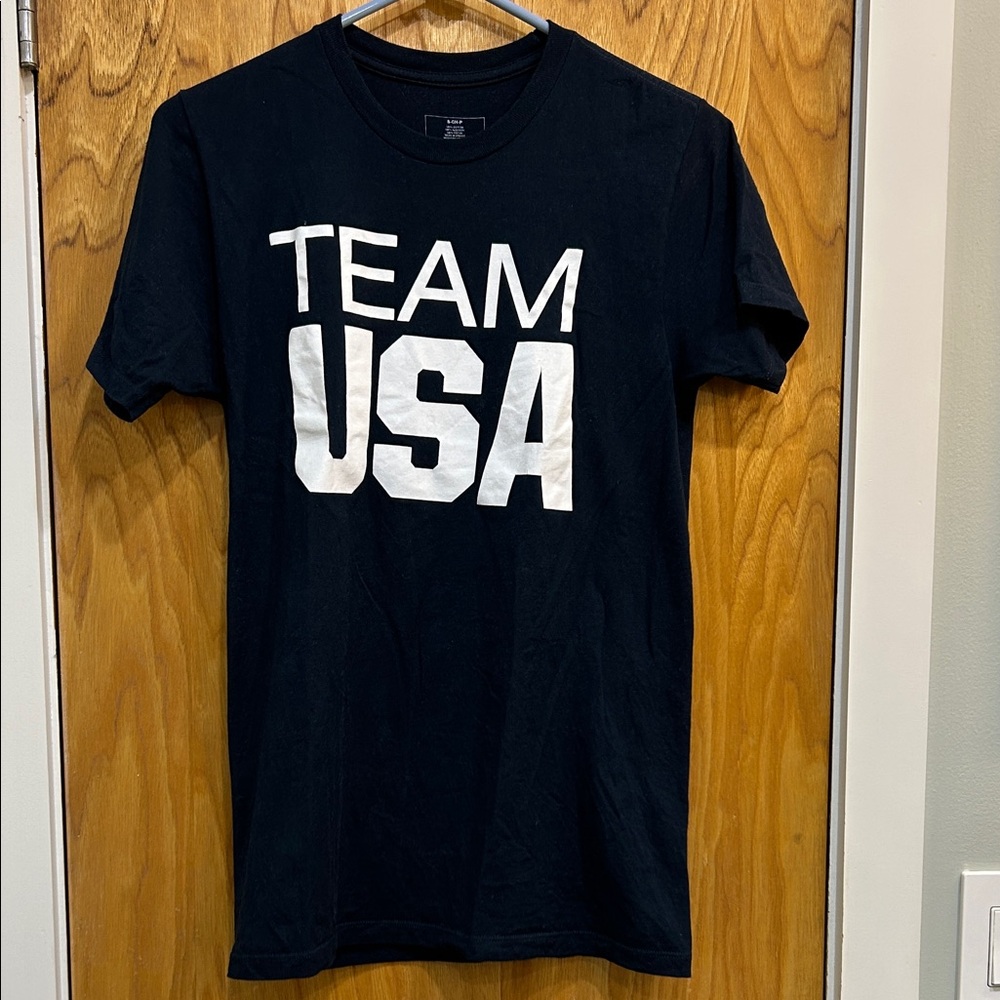 Team USA Navy Blue T-Shirt Size Small